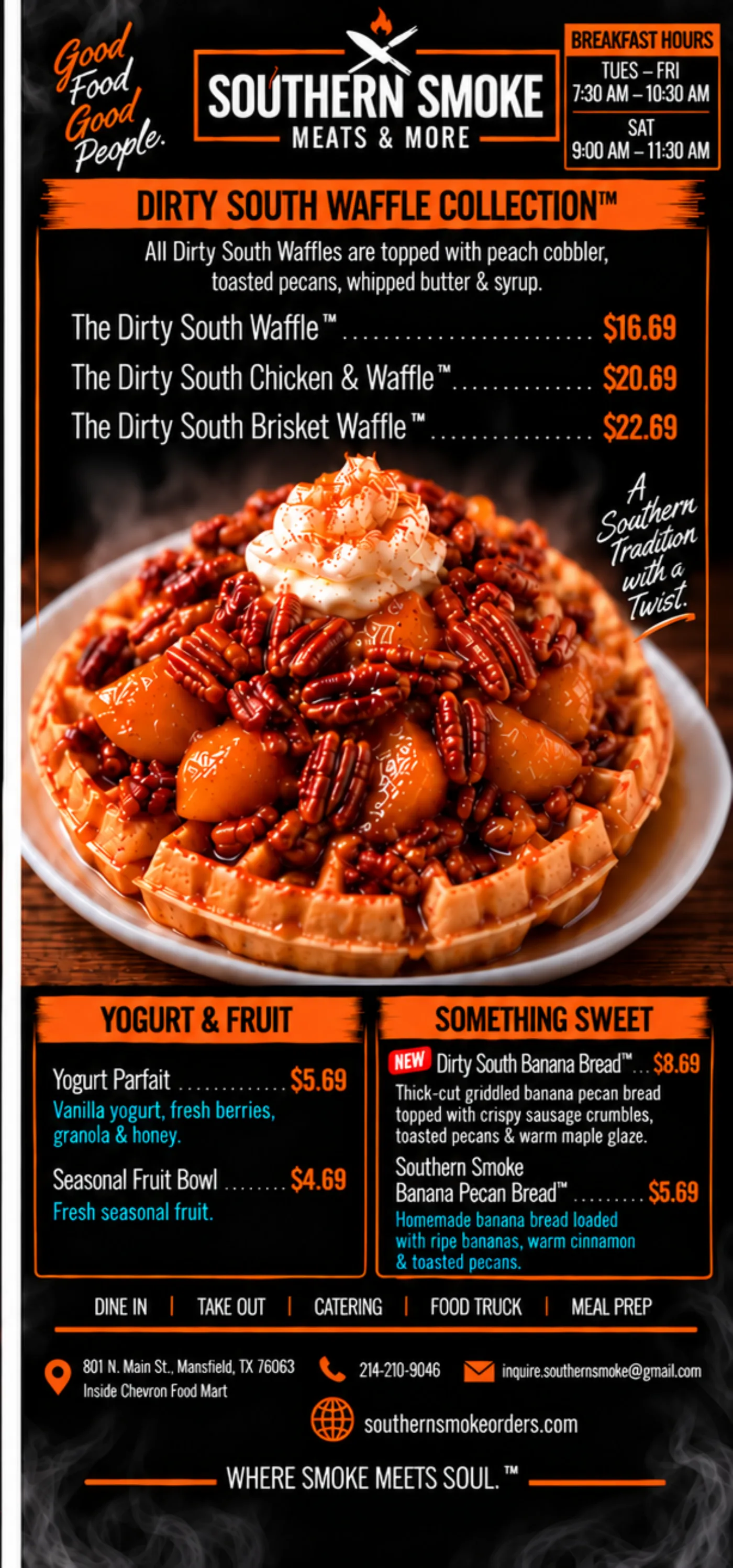 Southern Smoke Breakfast Menu, page 2 of 2